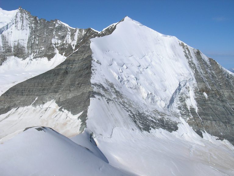 Bishorn, severna stena. Vir: summitpost.org