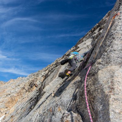 Traverse über die platten